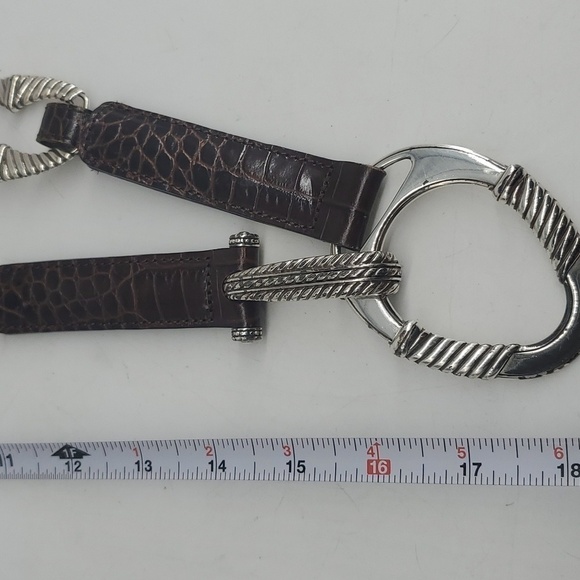 Brighton Leather Belt Brown - Picture 4 of 8